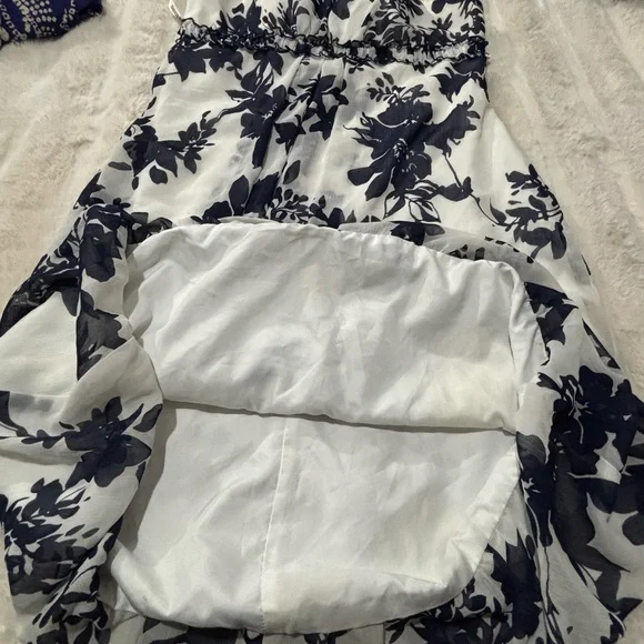 NEW Floral Black and White Women's Skirt - Picture 4 of 6